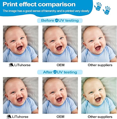 Miniatura 5 de Cartuchos de tinta compatibles LC404 para impresora Brother MFC-J1205W MFC-J1215W (paquete de 5, 2BKCMY) repuesto para cartuchos de tinta Brother