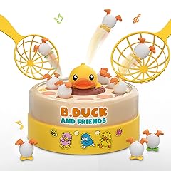 B.Duck Games for Kids Age 4-6, Board Games Bounce and Catch Duck Toys for Kids 4-8, Family Board Games for 5-7 Boys Girls, Birthday Gifts Christmas Party Games for Toddlers 3-5