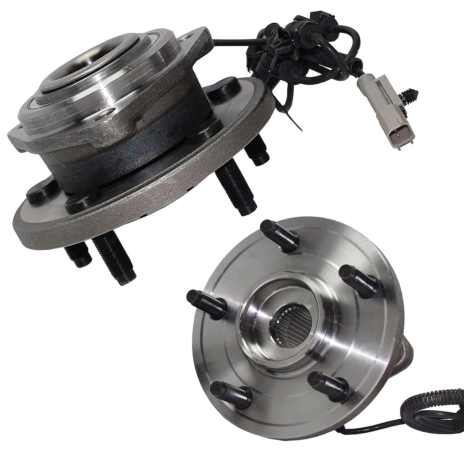 AUTOSTEADY 4WD Front Wheel Hub and Bearing for 05-10 Jeep Commander Grand Cherokee 2005 2006 2007 2008 2009 2010 Assembly Replacement 513234