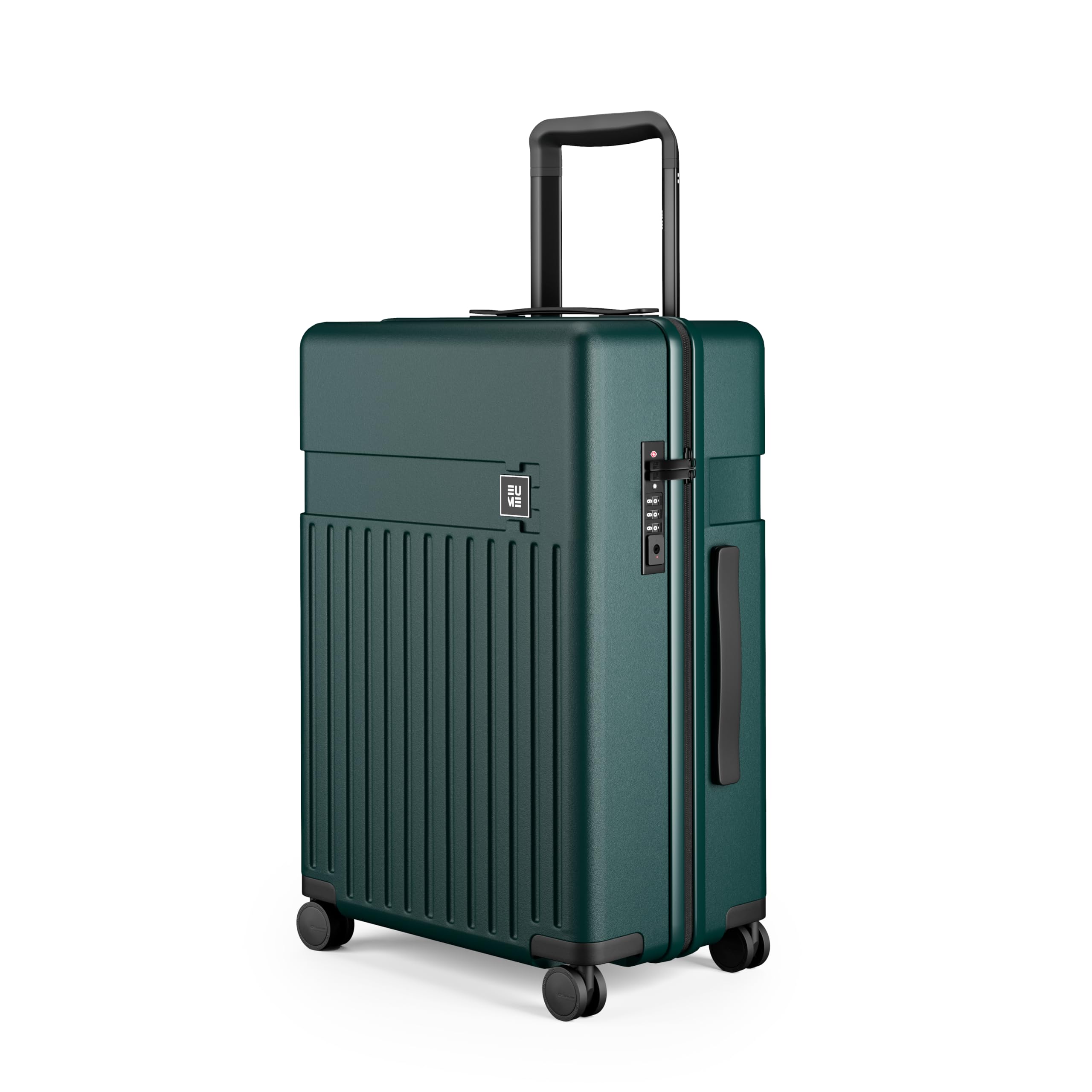 eume Classic Check-in Trolley Bags for Travel Medium Size 65 Cm, Forest Green | Polycarbonate (PC) 8 Hinomoto Wheels Suitcase | Travel Bags for Luggage Trolley-picture-27