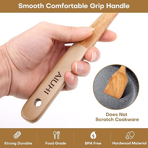 Miniatura 8 de Juego de 3 pinzas de madera y 1 espátula de madera