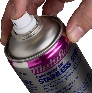 Metaflux 70-55 Stainless Steel Care Spray Effective Versatile Cleaning Convenient Protects Surfaces Anti-Static Effect (12)
