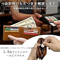 [Bluesay] 財布 メンズ 2つ折り 栃木レザー 本革 大容量 二つDXT 71YFT--2NsL._AC_UY200_.jpg