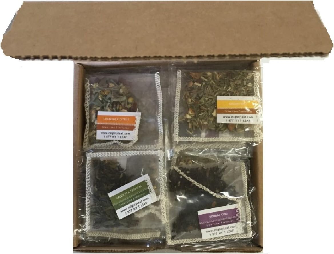 Mighty Leaf Variety Pack, 15 Different Flavors, 30 Count