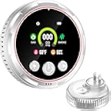 gutong 5 in 1 Smoke Detector & Carbon Monoxide Detectors Plug in, Smoke Alarm CO Detector with Backup Battery, HD Digital Screen Monitor Smoke, CO, Gas, Temp, Humidity - Home Safety for House, RV