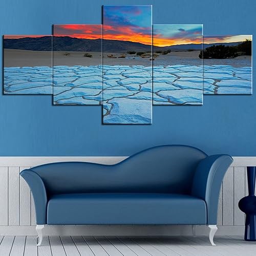 Vista 243 de Paisaje de 5 piezas pintura sobre lienzo