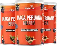 Maca Peruana Negra em pó 5g por porção, 150g, Biogens (Kit 3)