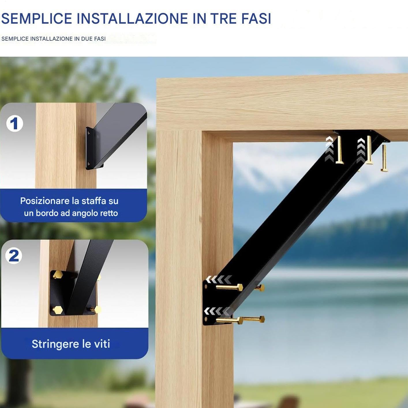 Équerres D Angle 45 Degrés 2 Pièces Équerre Pour Pergola