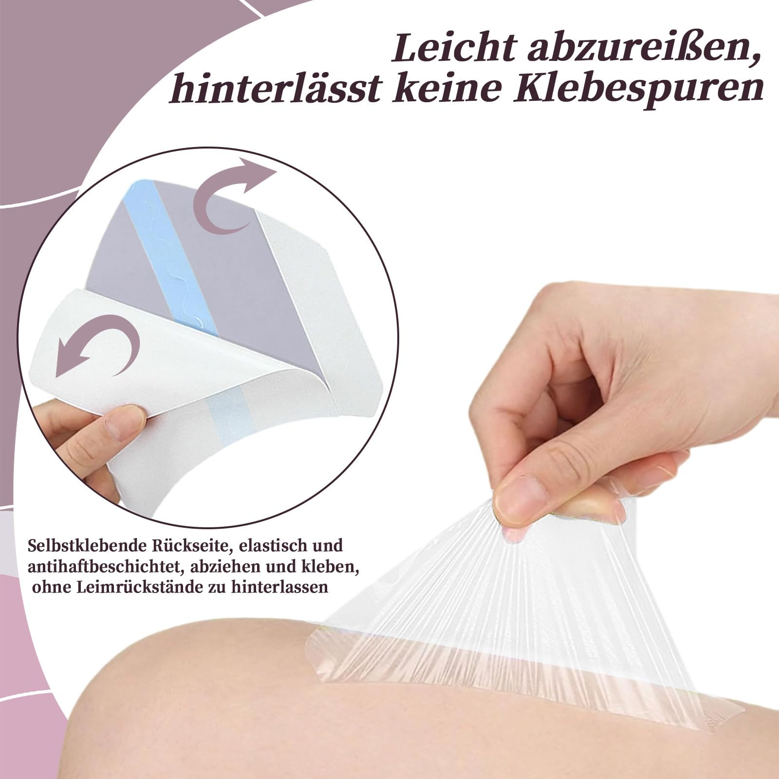 Parches antirozaduras para muslos 12 unidades protección invisible mujer almohadillas antifricción transpirables