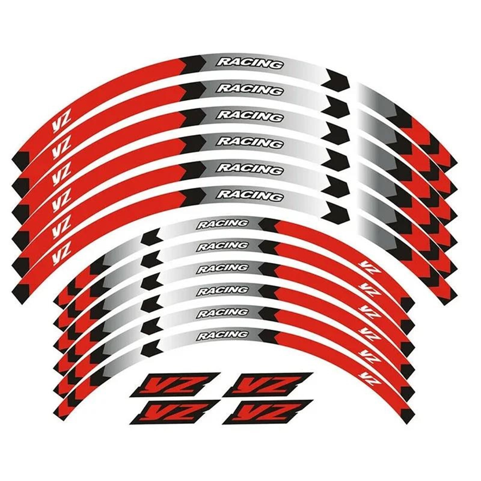 21 "19 Rim Wheel Stripes Tape Stickers for Yamaha YZ 250F/450F/450FX 125/250