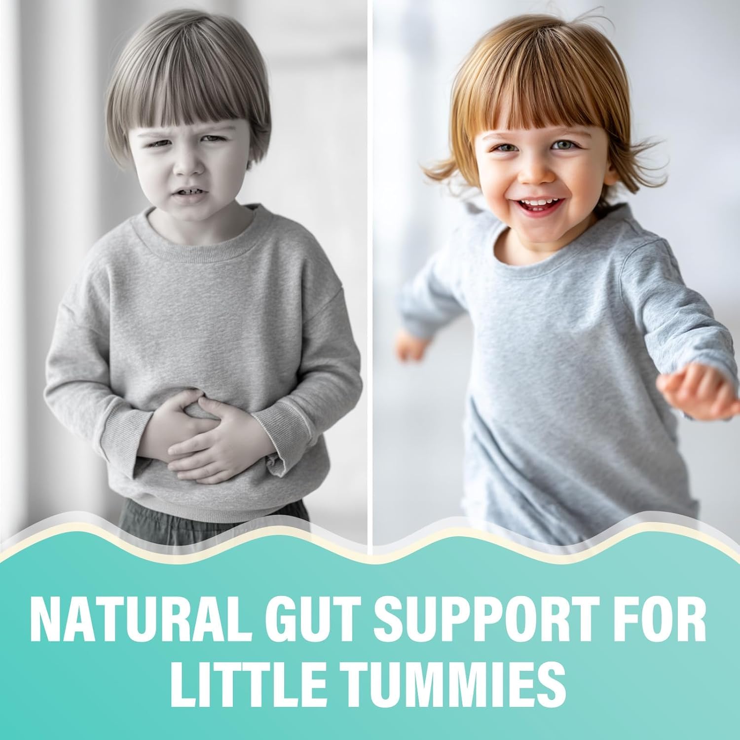 Kids Herbal Gut Cleanse Drops, Parasite Cleanse for Humans Liquid with Wormwood, Black Walnut & Probiotics, Supports Digestive & Overall Gut Health for Children (2 oz)