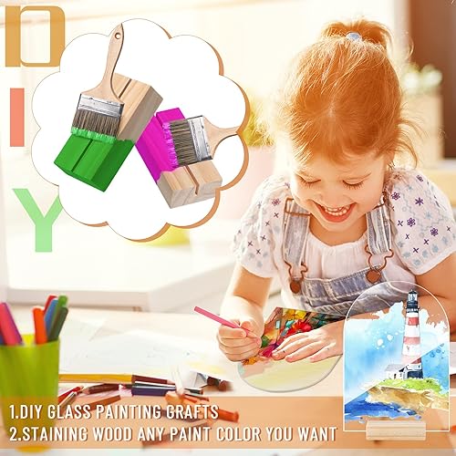 Miniatura 4 de Paquete de 12 soportes acrílicos con base de madera, letreros acrílicos para mesa de bricolaje, números de mesa, letreros modernos, placa vertical