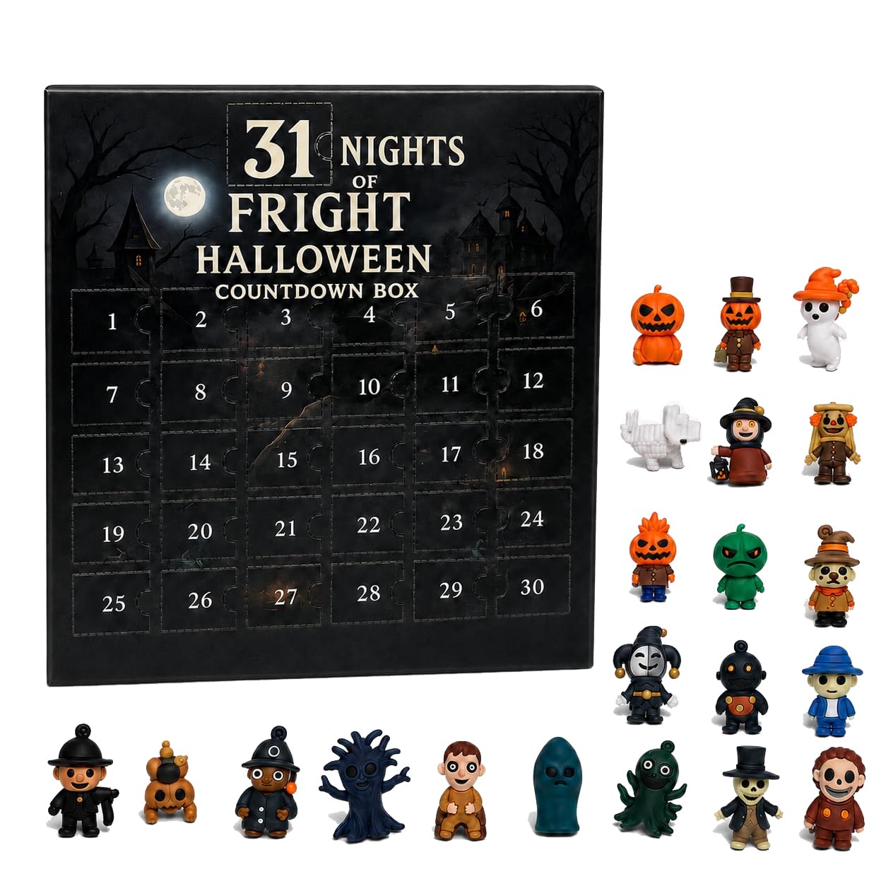 Halloween Advent Calendar 2026-Halloween 31 Days Countdown Box | 31 of Individually Boxed…