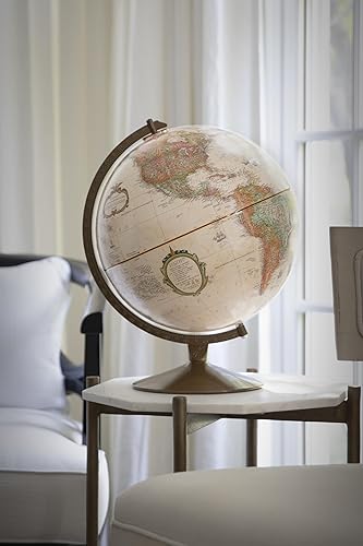 Miniatura 3 de Replogle globo terráqueo con diseño antiguo 12 pulgadas de diámetro