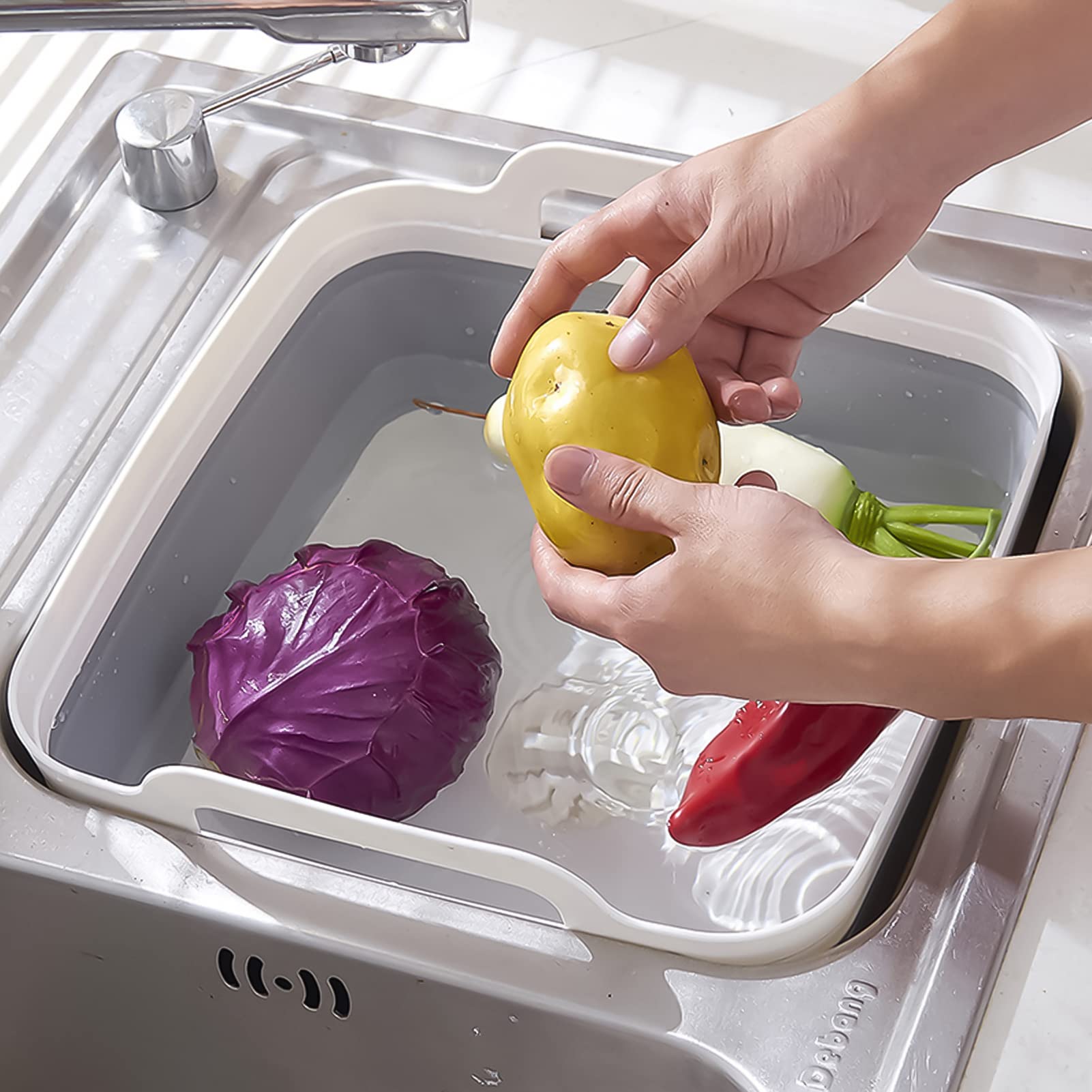 折りたたみシンク Amazon｜折りたたみ式洗面台、キッチン洗濯排水管折りたたみ式食器浴槽