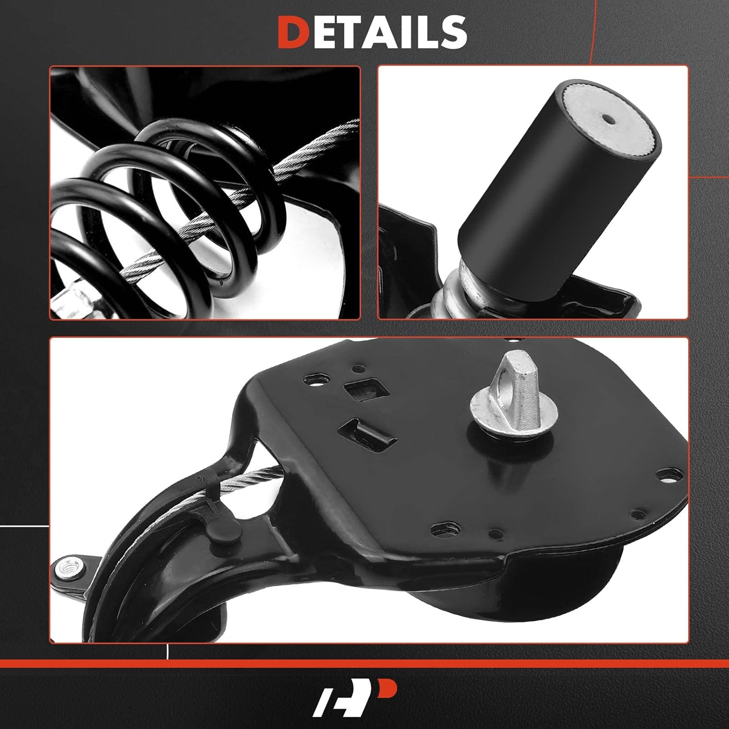 A-Premium Spare Tire Winch Carrier Compatible with Land Rover LR3 2005-2009 LR4 2010-2013 Range Rover Sport 2006-2013 Sport Utility