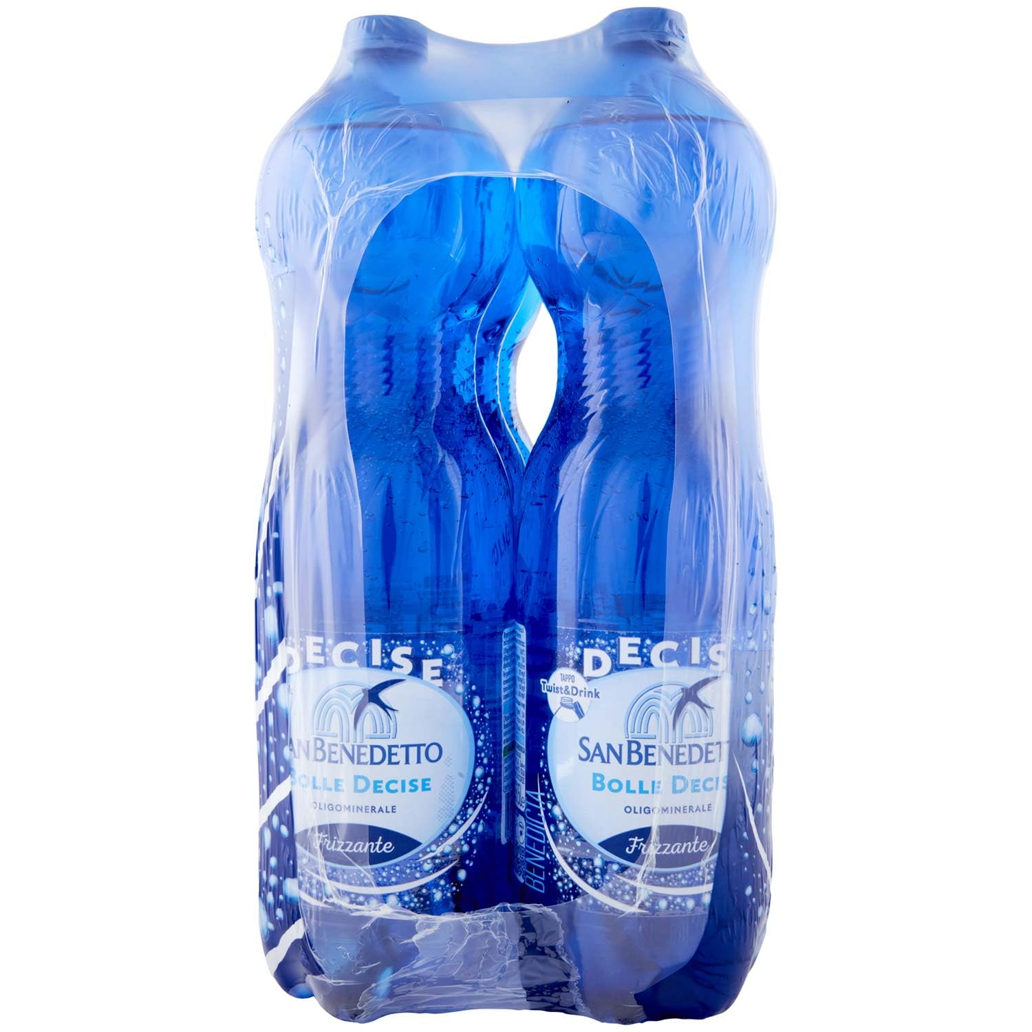 San Benedetto Frizzante 1,5l c6 woda gazowana mineralna numer 1 we Włoszech