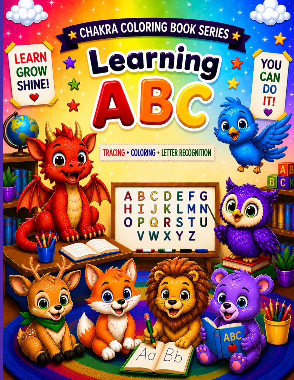 Chakra Coloring Book: Learning ABC