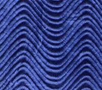 Vista 3 de The Yard - Remolino flocado de tela de terciopelo de 58 pulgadas de ancho (amarillo)