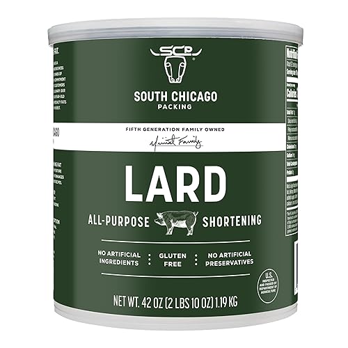 South Chicago Packing Traditonal LARD Shortening, 42 Ounces, Specialty Baking