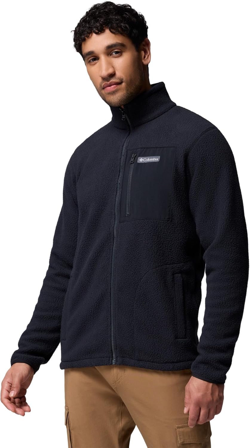 Columbia mens Jasper Ridge Pebbled Full Zip Fleece