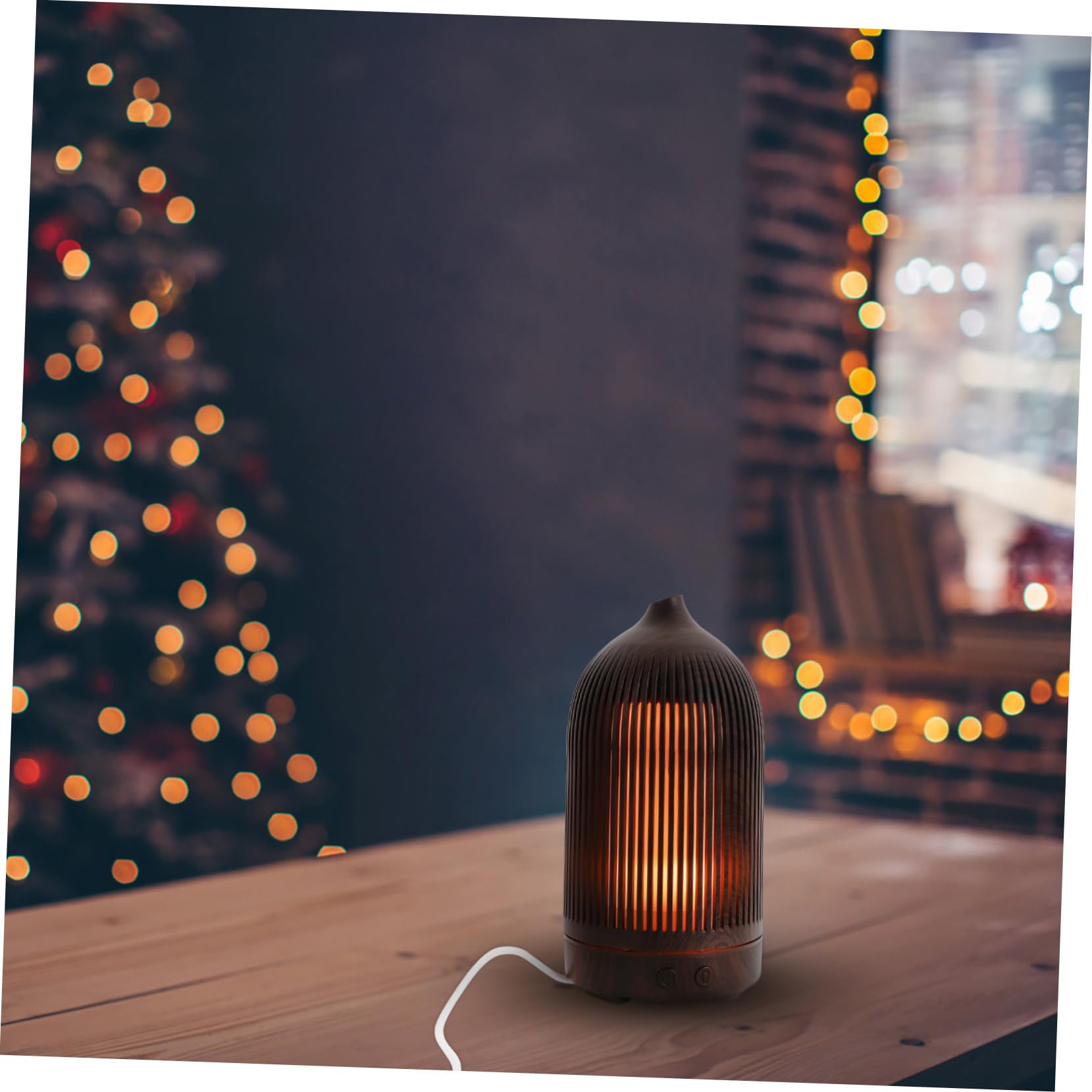 ABOOFAN Humidificador de Escritorio Portátil 5v Difusor de Aroma para Aromaterapia, Capacidad Menor a 1l, Diseño en Madera para Oficina o Habitación de Ñiño
