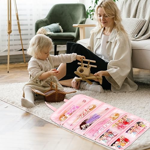 Miniatura 4 de Octsky Bolsa de almacenamiento para muñecas de juguete, bolsa de transporte compatible con LOL Surprise Toys Dolls Omg, organizador colgante bolsa