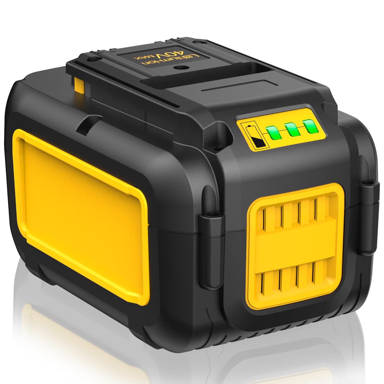 JGSPJ 5.0Ah Replacement for Dewalt 40V Battery DCB404 DCB406 DCB407 40Volt MAX Lithium Batteries