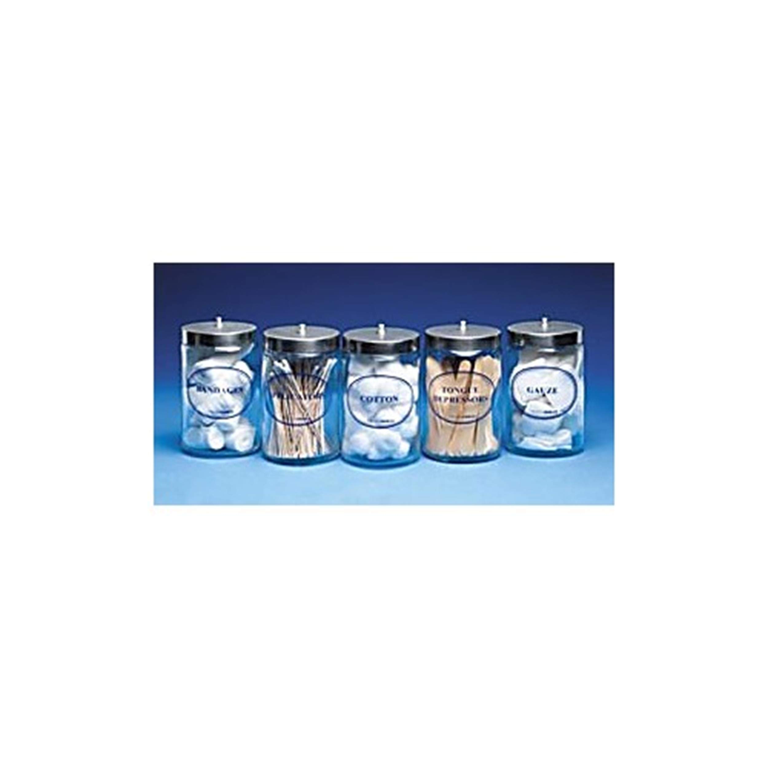 Dukal TEC 4019 TechMed Clear Plastic Sundry Jars, Plastic