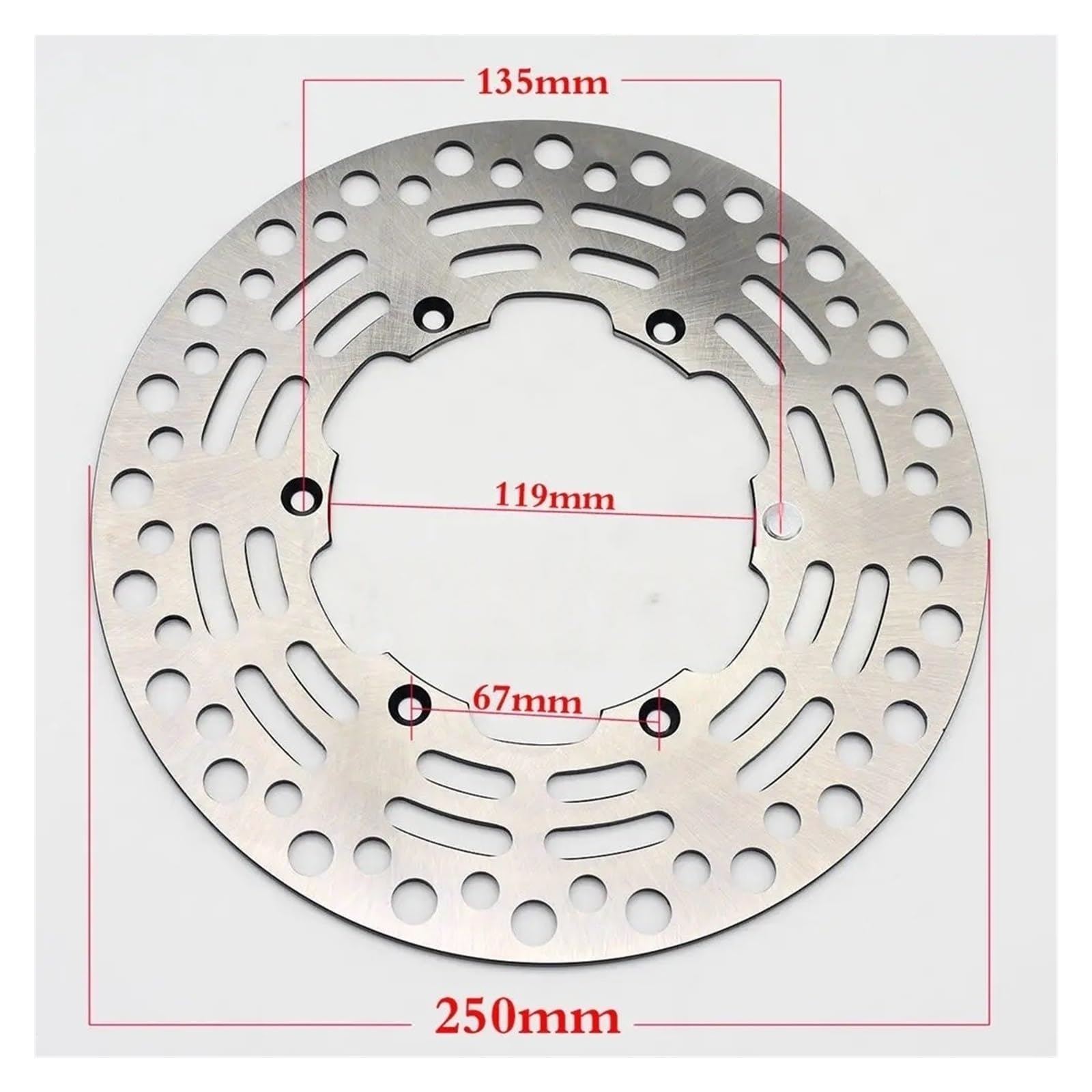 Disco de freno Juego De Rotor Disco Freno Delantero Y Trasero Para Suzuki RM125 RM250 RM 125 250 RMX250 RMX KDRZ ES 400 20002012
