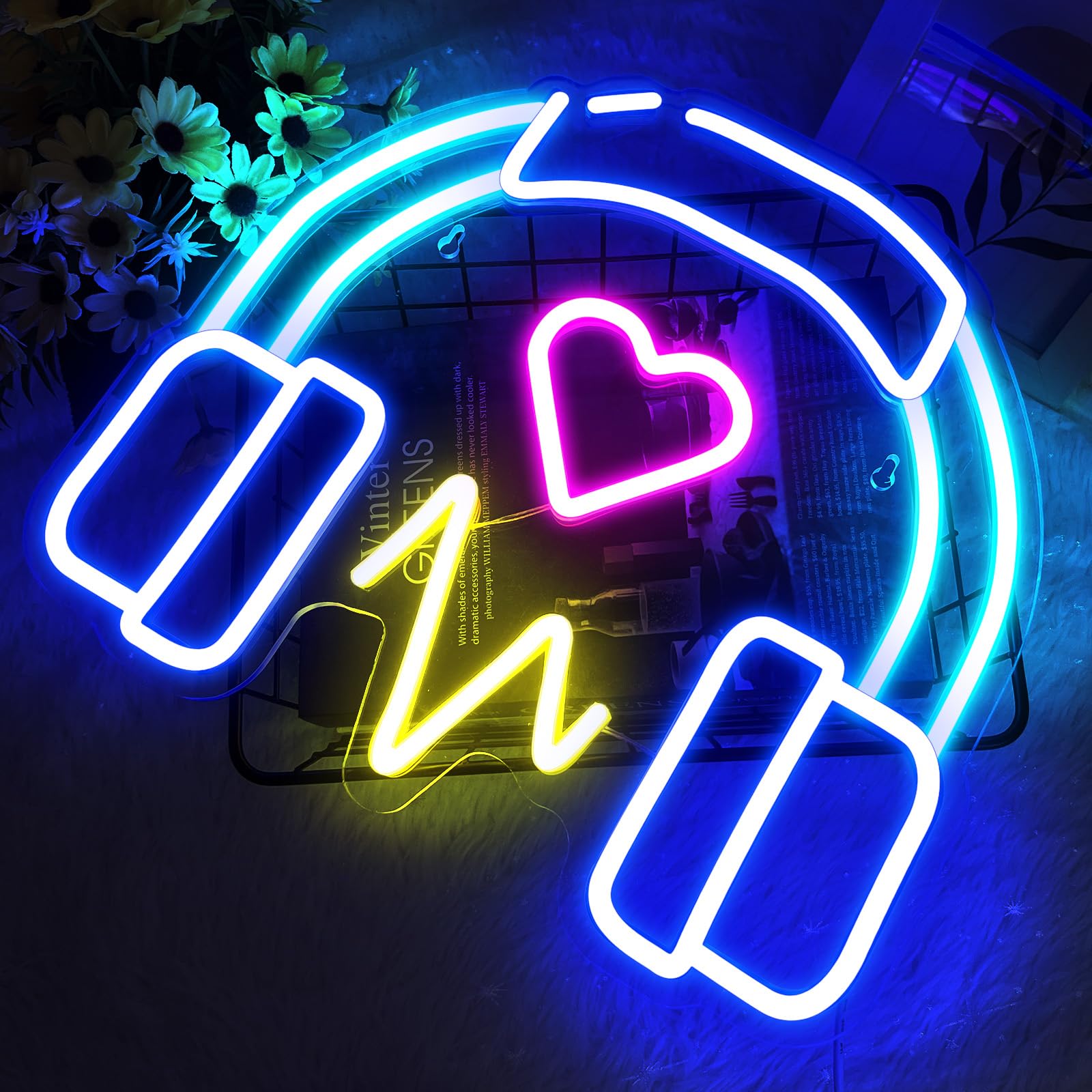 ゲーミングルーム　LED　ネオンサイン　インテリア　3Dウォールパネル　セット ゲーミングルーム LED ネオンサイン インテリア 3Dウォール