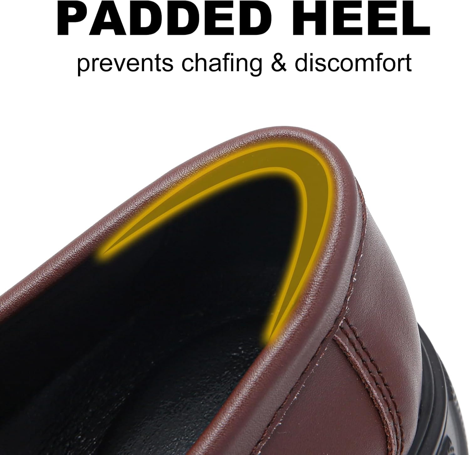 Maichal Platform Loafers for Women Slip On Chunky Heel Lug Sole Shoes Business Work Dressy Loafers with Chain - Image 5