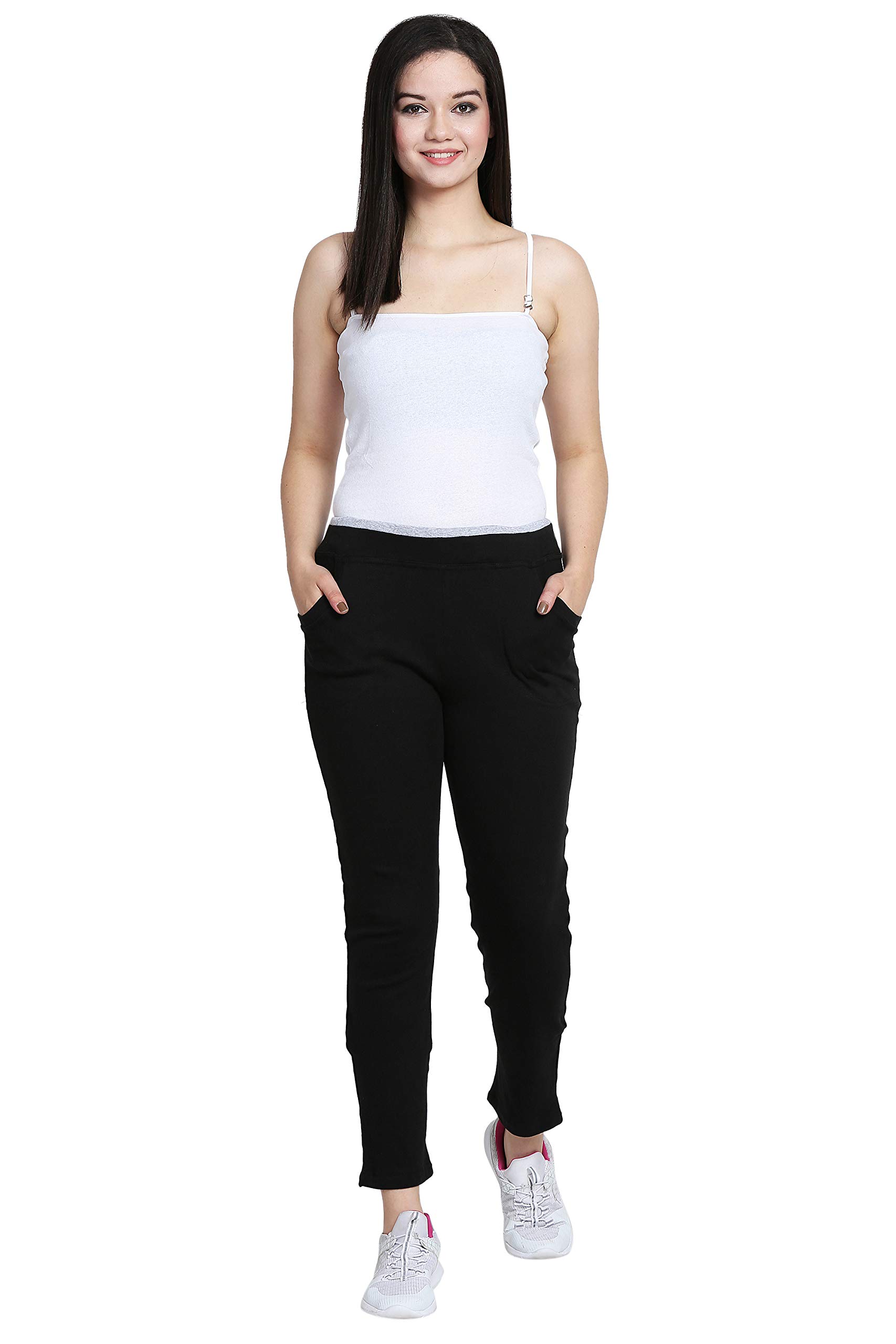 waoooGirls' Regular Fit Trackapant and Joggers