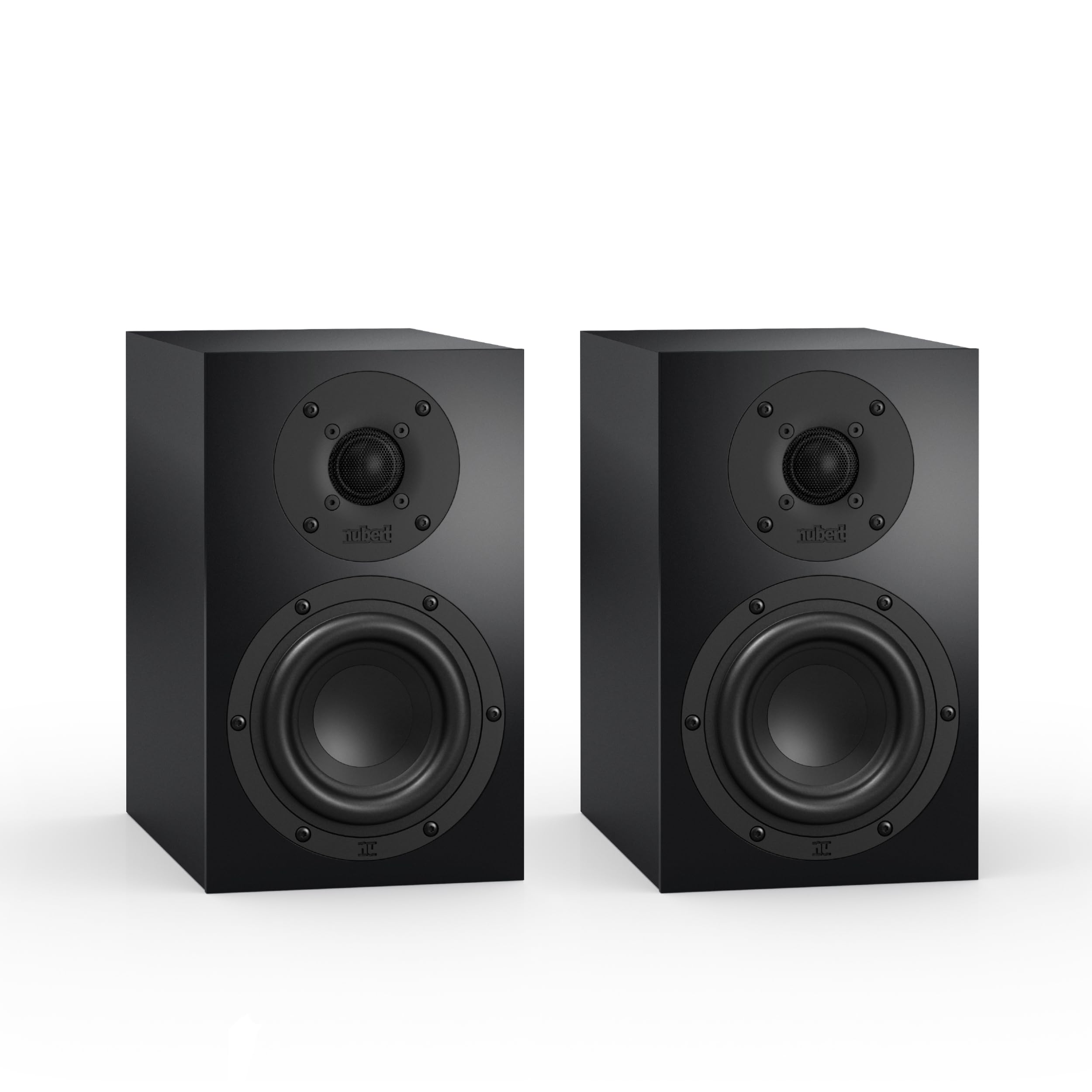 Nubert nuBoxx B-30 | Schwarze Kompaktlautsprecher | 2 Stück Passivboxen | Für Moderne Wohnzimmer | Kompakte Regallautsprecher | Lautsprecher bis 51 Hz | Ideal & Musikliebhaber