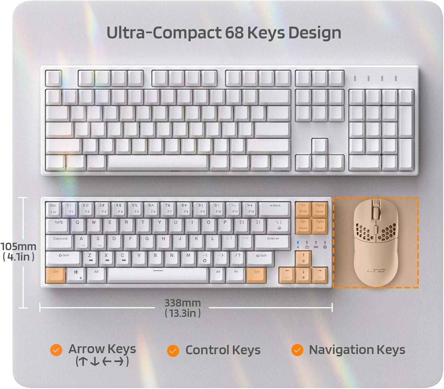 LTC NB681 Ultra-Compact 68 Keys Design