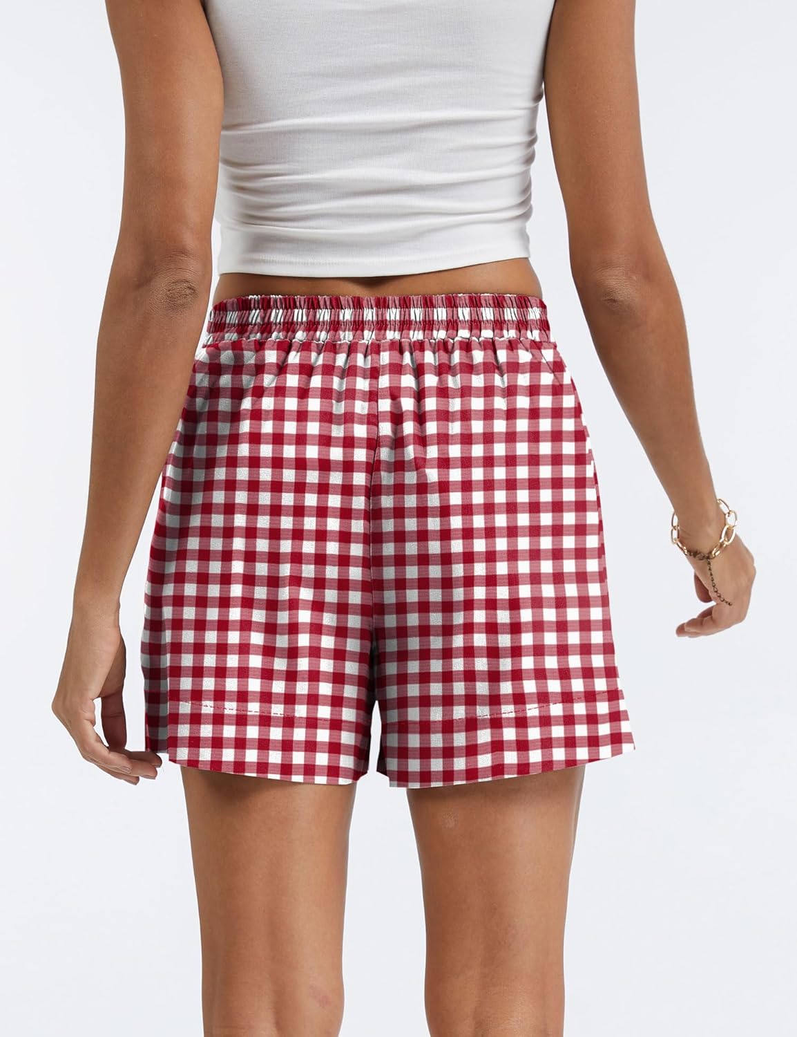 Micoson Linen Shorts for Women Casual Comfy Shorts Summer Trendy Mid Waisted Short with Pockets 2026 - Image 2