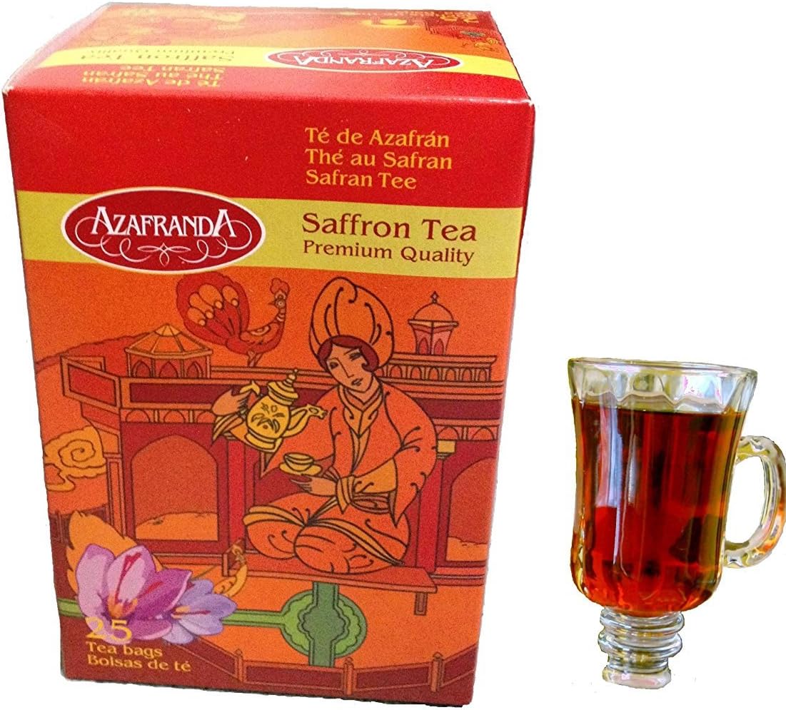 25 Premium Quality Saffron Tea Bags