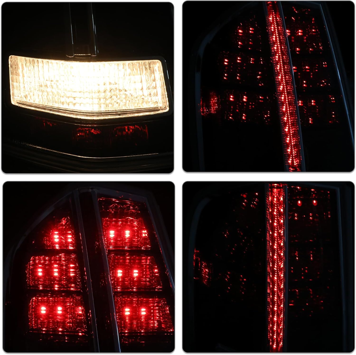 SOCKIR Tail Light fit for 2011-2014 Chrysler 300 Rear Taillamp Taillight Brake Light Replacement (Passenger&Driver Side)