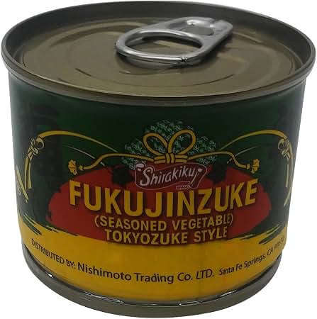 Amazon.com: Shirakiku, Fukujinzuke Tokyo Can, 5.3 Ounce