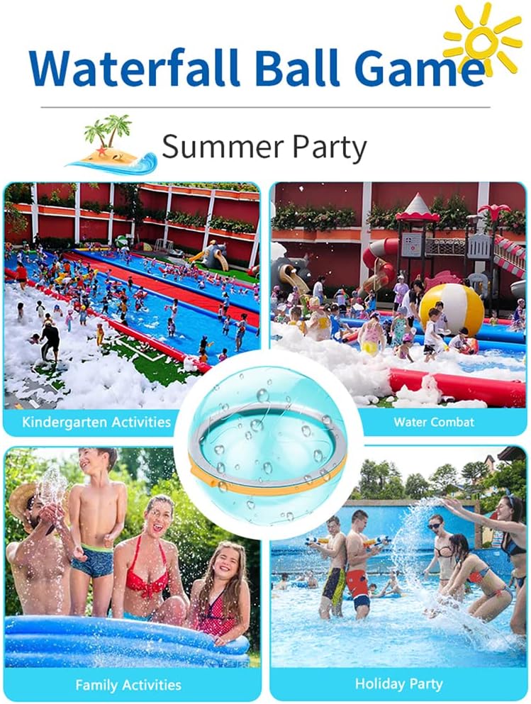 Set De 12 Globos De Agua Reutilizables Con Cierre Magnético – Llenado Rápido Y Autosellante, De Silicona Suave, Ideales Para Piscina Y Playa
