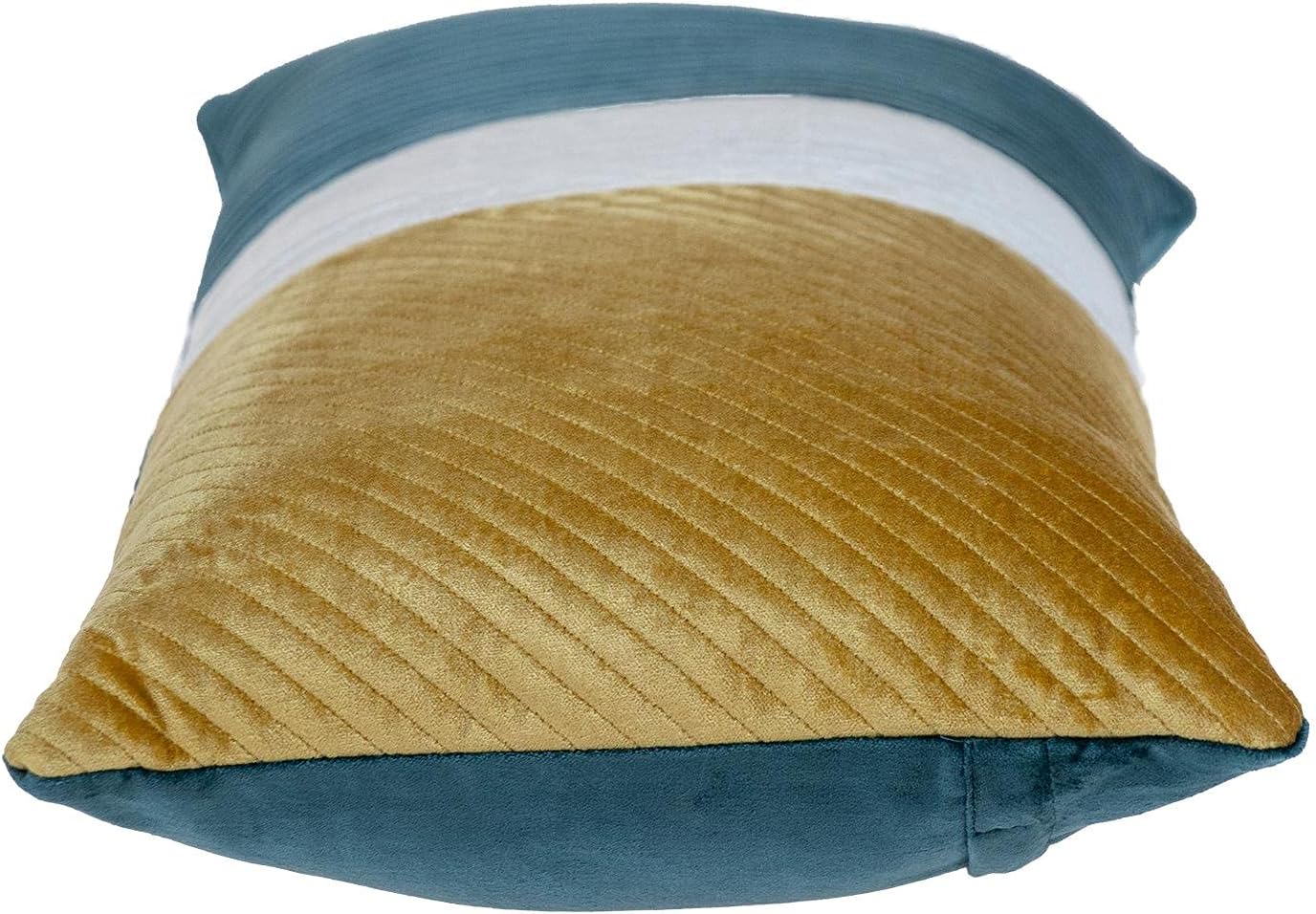 Parkland Collection Hiro Transitional Yellow 12" x 24" Throw Pillow