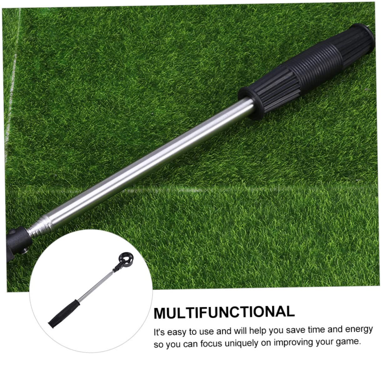 LIOOBO Golf Retriever for Men Telescopic Tool Waterproof Anti-Slip Grip Random
