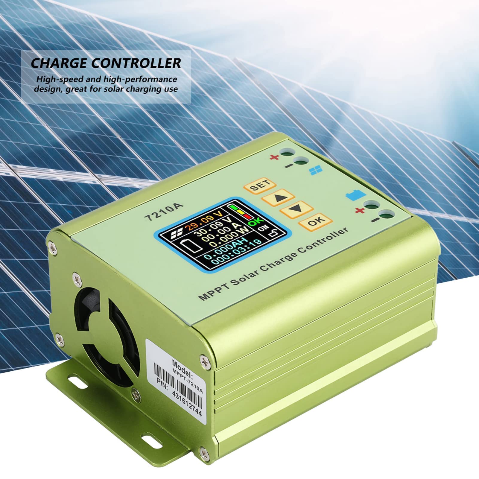 MPPT 7210A MPPT Solarpanel-Regler Laderegler mit LCD-Display für 24/36/48/60 /72V MPPT 7210A MPPT Solarpanel-Regler Laderegler mit LCD-Display für 24/36/48/60 /72V