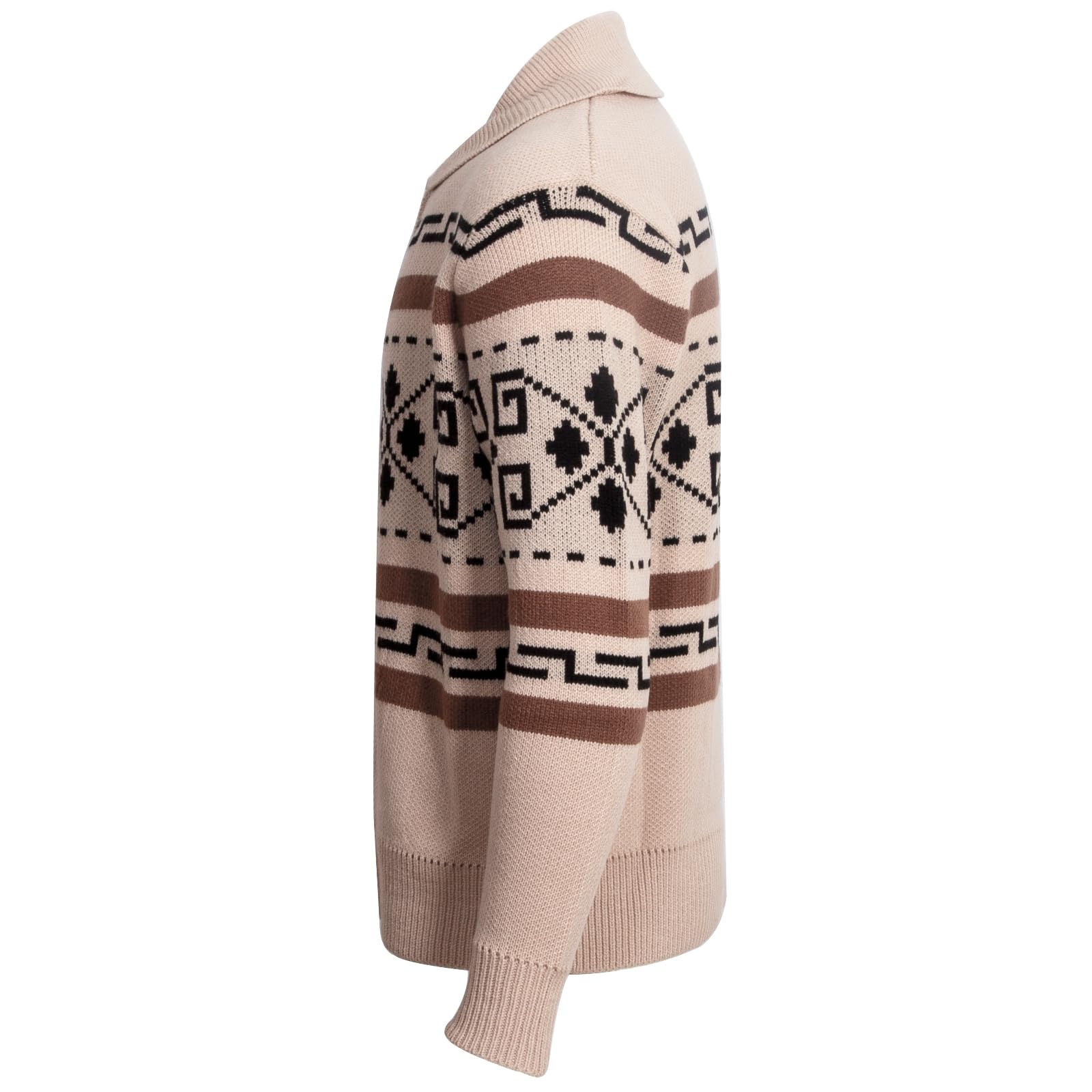 Herren Strickjacke Pullover Zip Up Cardigans Pullover für Männer