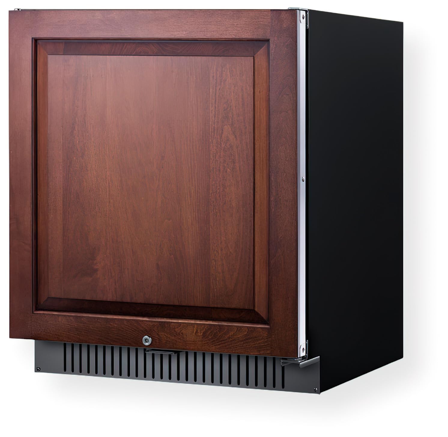 Summit Appliance Ff27bssadaif 27" Wide Built-In All-Refrigerator, ADA Compliant, Panel-Ready (Panels Not Included), Black Cabinet, Door Storage, Lock, Digital Controls, 4.98 Cu.Ft Capacity on Fridge.com - View 2