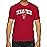 Campus Colors NCAA Adult Gameday Cotton T-Shirt - Premium Quality - Semi-Fitted Style - Officially Licensed Product (Texas Tech Red Raiders - Red, Medium)
