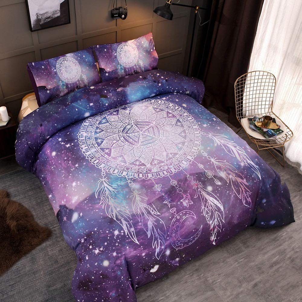 Housse de couette 260 x 229 Dreamcatcher pour lit King Size sans plis