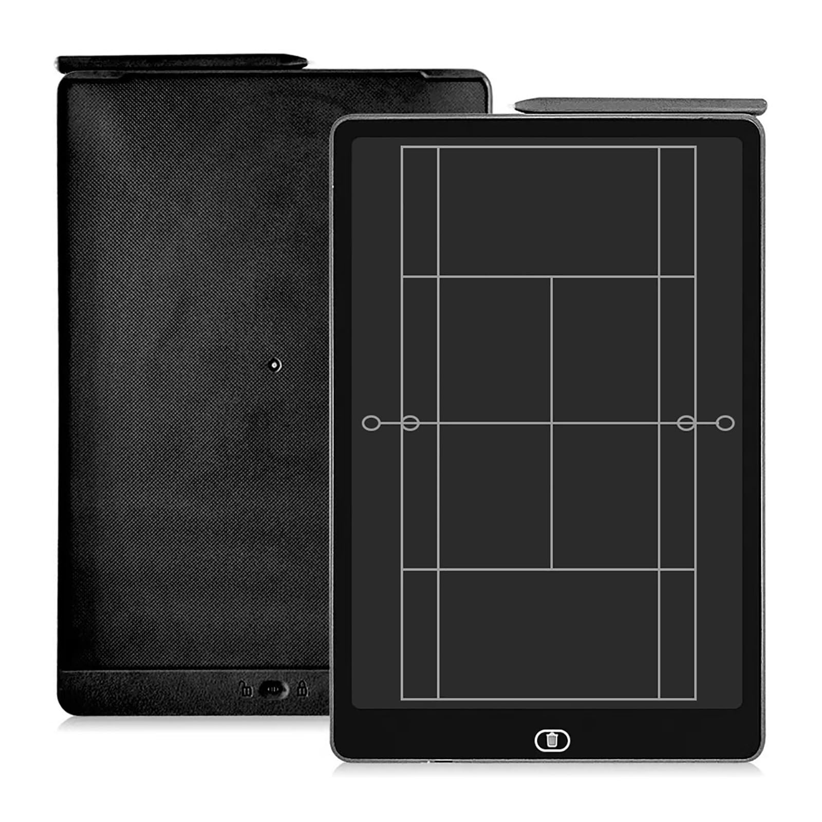 Lavagna Elettronica for Scaletta di Calcio, Lavagna for Allenatori LCD da Basket, con Penna Scrivere a Induzione, Materiale Durevole, Partite, Allenamento, Insegnamento(Tennis)