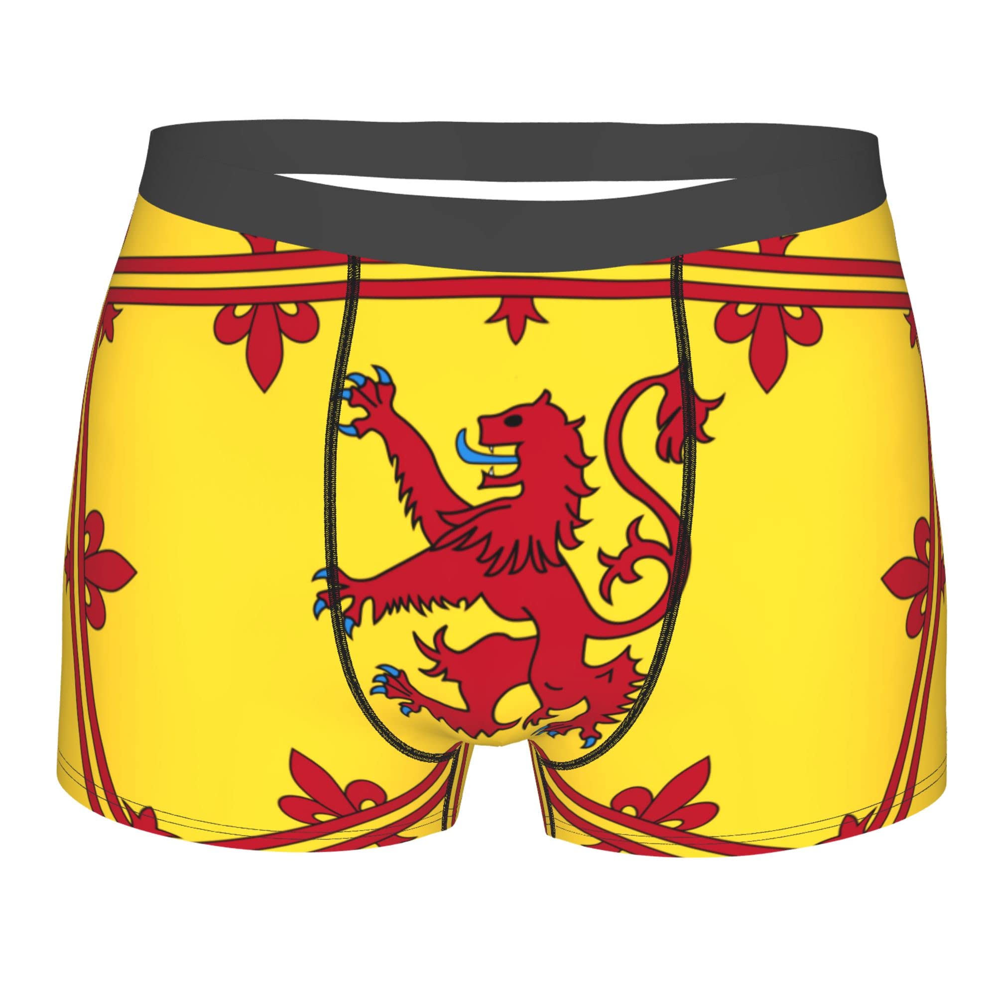 FJQWKLF national emblem of Palestine Mens Boxer Briefs Underwear Breathable Stretch Boxer Trunk with Pouch for Men, Youth