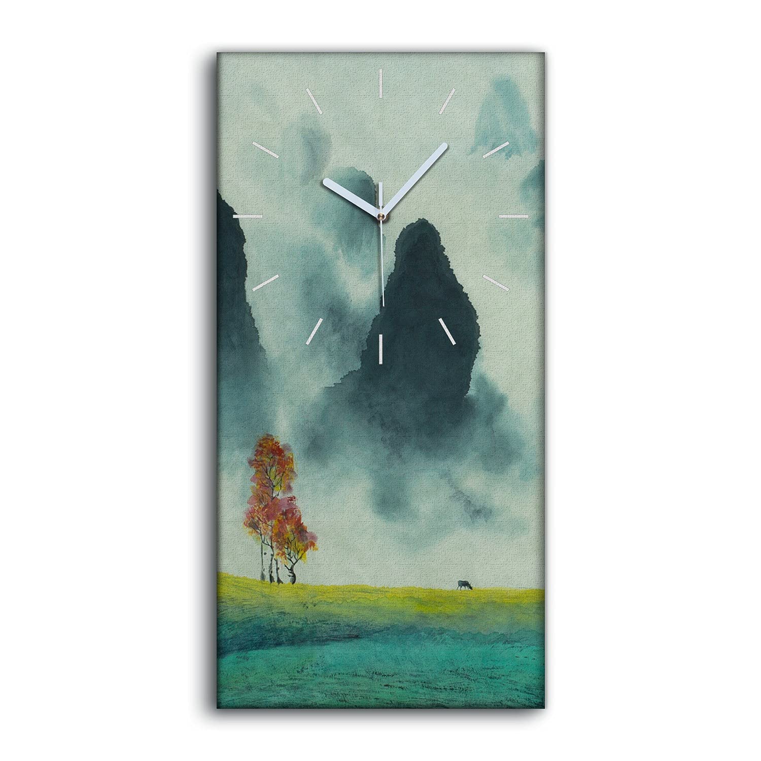 Horloge sur toile de qualité supérieure image art moderne paysage chinois